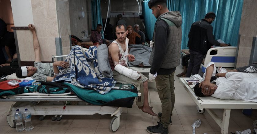 The Israeli military campaign has brought Gaza's healthcare system to the brink of collapse