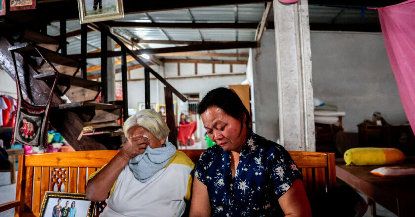 In Thailand, the distant vigil for hostages ends with happy tears