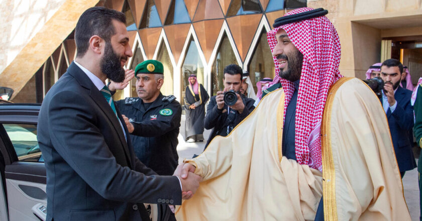 Ahmed Al-Shara, new provisional president of Syria, travels to Saudi Arabia