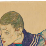 Egon Schiele Watercolor, who is said to be a Nazi, set up at auction