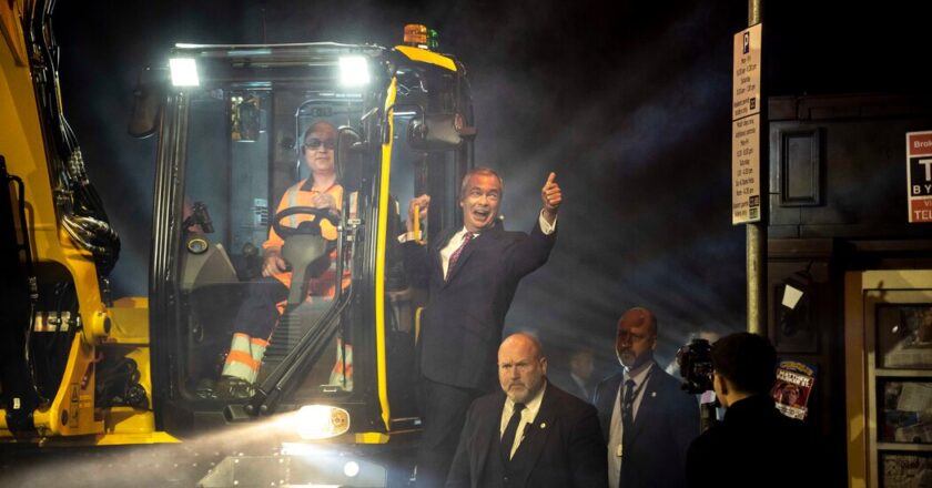 Because Nigel Farage is bringing sorceress rallies to the United Kingdom